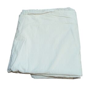 Crate & Barrel Organic Cotton Queen Flat Sheet